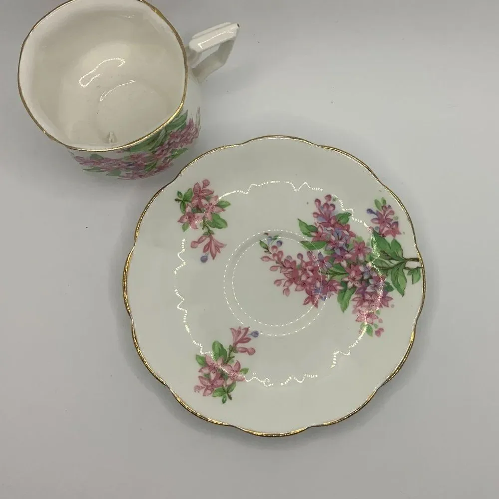 Royal Buxon English Bone China Cup and Saucer